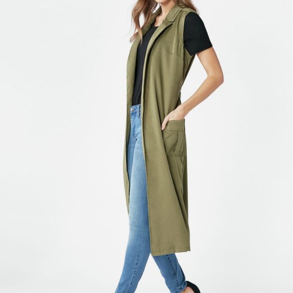 Just fab trench vest